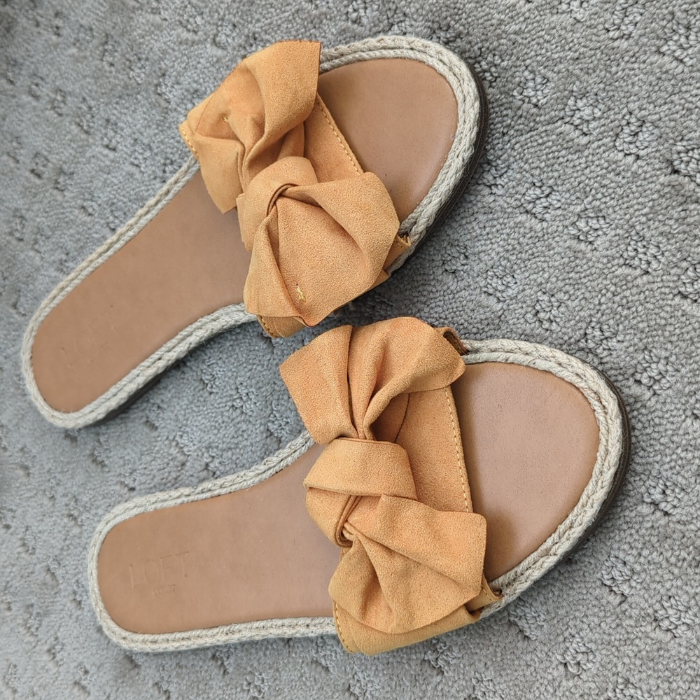 Yellow Bow sandals